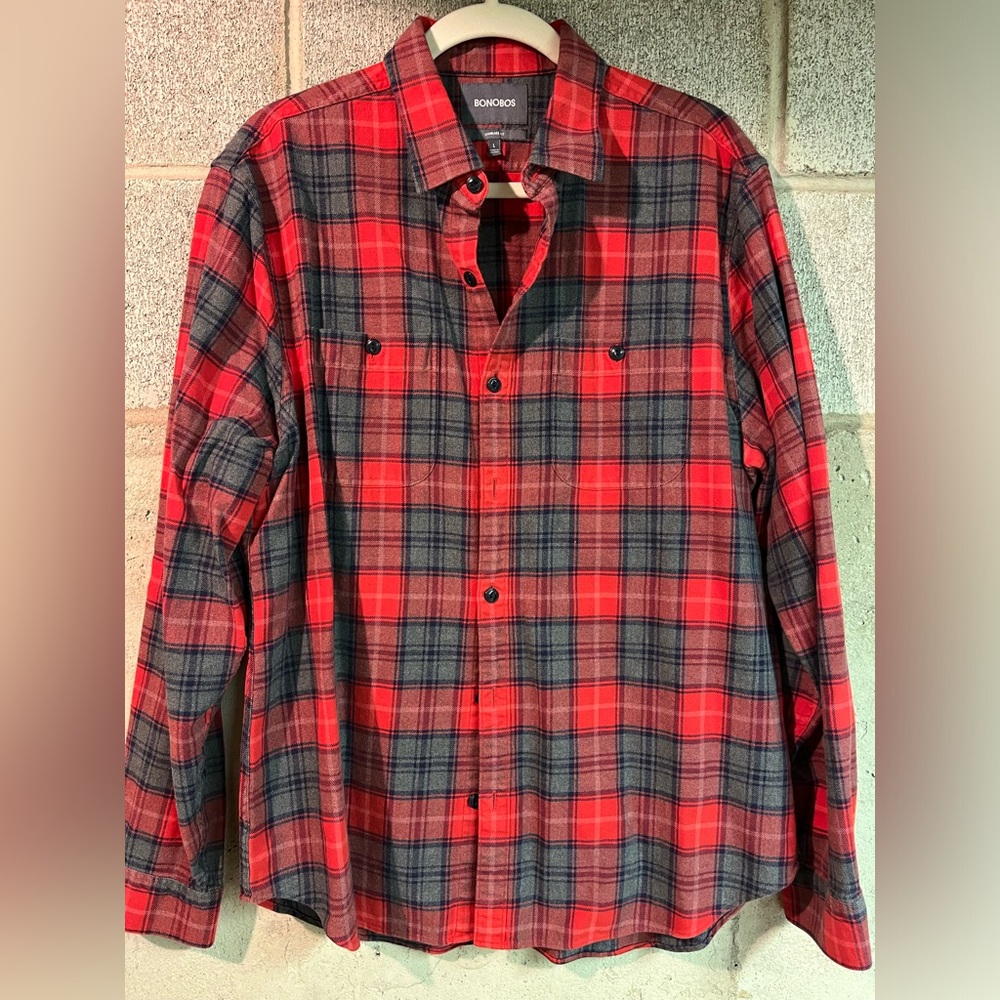 Bonobos Men’s Button Down Flannel